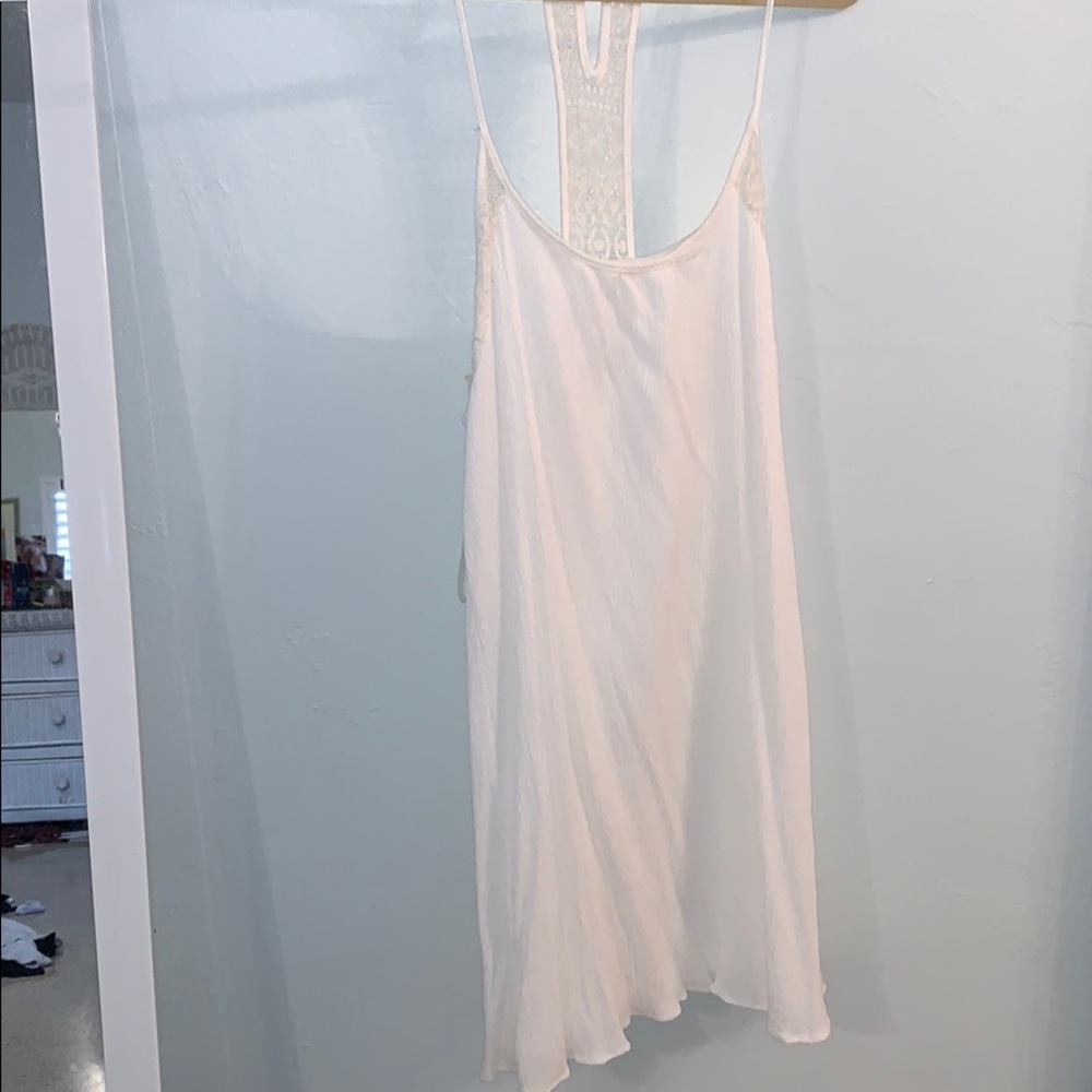 White Crochet Dress, originally from Dillard’s